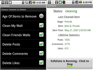 ‘Exfoliate’ Android Application Erases Your Facebook History
