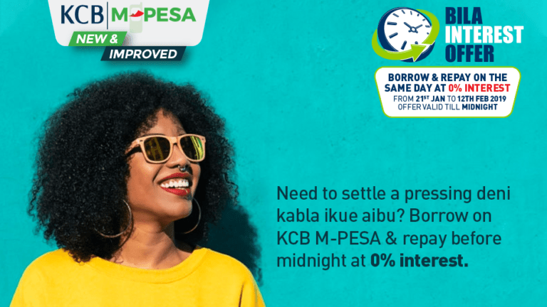 KCB MPESA Borrowers get an interest hike from 4.08 to 7.5 Percent