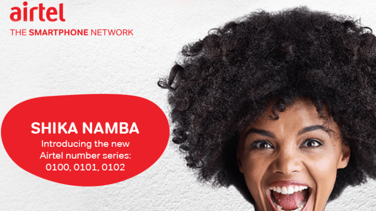 Airtel Kenya rolls out new prefix number series 0100, 0101 and 0102 to customers