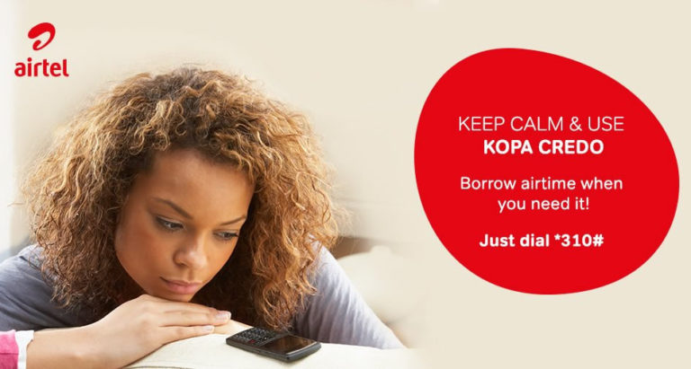 How to request for airtime on credit (Kopa Credo) on Airtel network