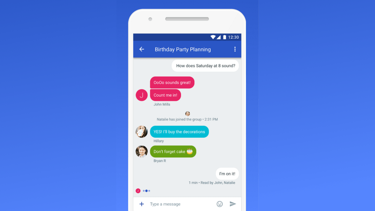 messaging by google