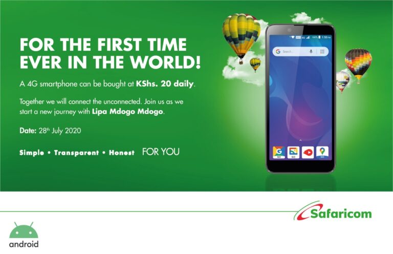 Phones you can buy from Safaricom through Lipa Mdogo Mdogo initiative from Ksh20 per day