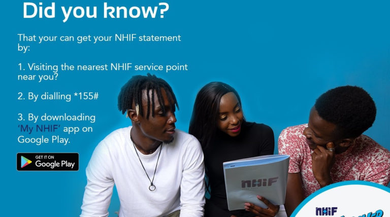 How to check your National Hospital Insurance Fund (NHIF) account status via a text message