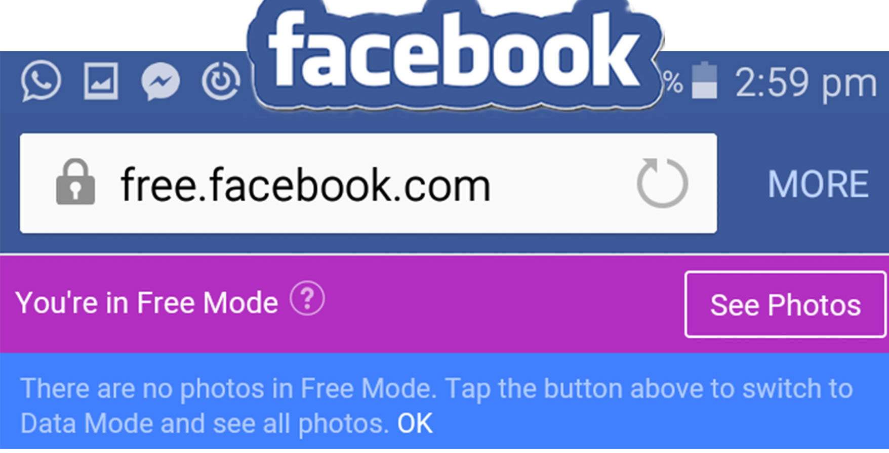 Facebook Lite Login - Facebook Free Mode Settings
