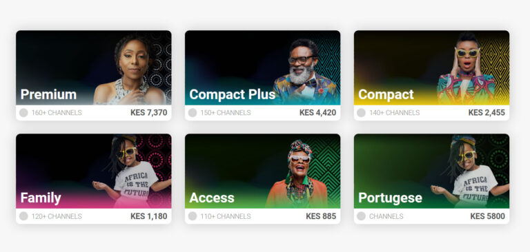 Dstv Kenya full channel list on various bouquets and cost per package in Kenya