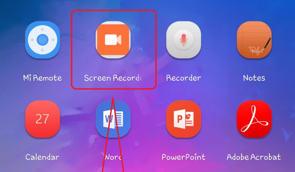 how to screen record on xiaomi phone