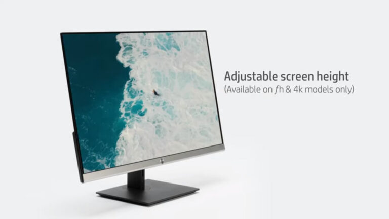 The HP 24f 23.8-inch Ultra-slim FHD IPS Monitor just seems right for those working from home