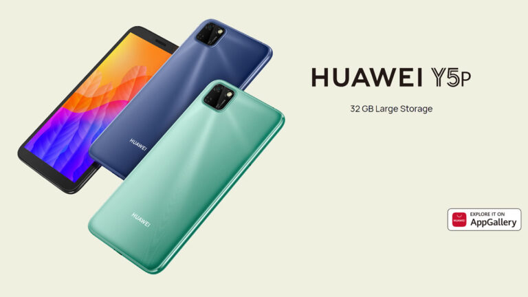 Huawei Y5p available at Safaricom shops with a Jisort na Bonga offer (Ksh.8,999 + 4,000 points)