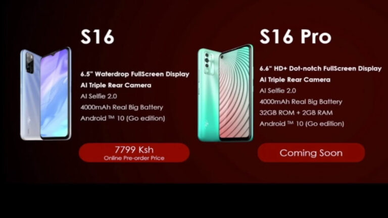 Itel unveils S16 series with a 6.6-inch display and 4000mAh battery during brand launch