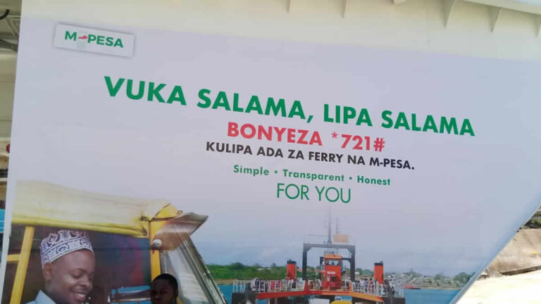 How to pay for the Kenya ferry services using MPESA on your mobile phone