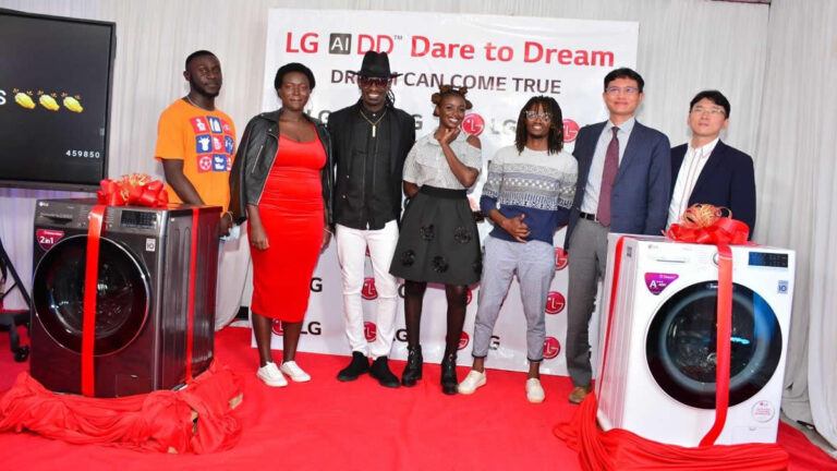 LG Electronics fetes winners of DARE TO DREAM campaign with washing machines and other goodies