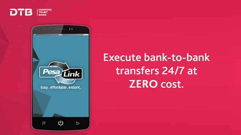 How to deposit or withdraw money from Diamond Trust Bank (DTB) using a mobile phone