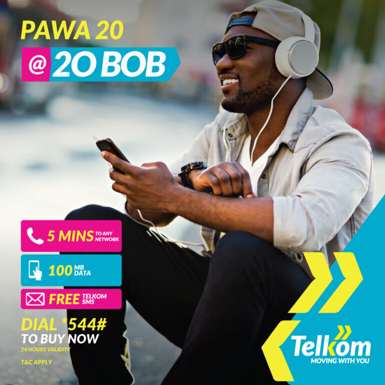 Here is what you get with Telkom Kenya’s PAWA 20 that costs only Ksh. 20
