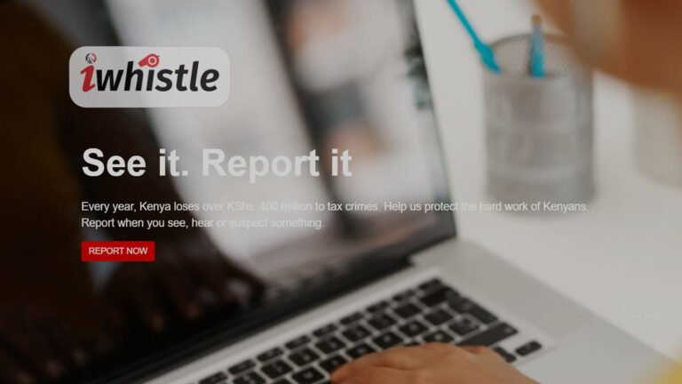 KRA to rely on web-based anonymous reporting system – iWhistle to net tax cheats