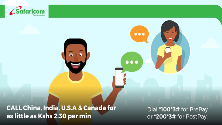 How to purchase international calls voice bundles on the Safaricom network