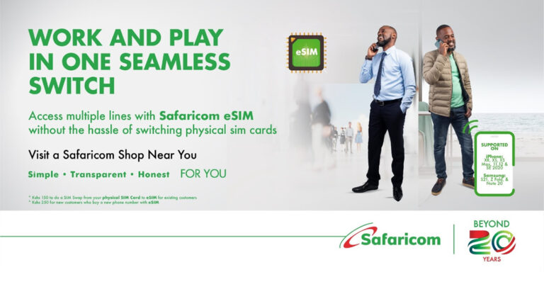 How to setup a Safaricom eSIM on your supported iOS or Android device