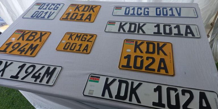 Kenya launches digital vehicle number plates to curb related criminal activities